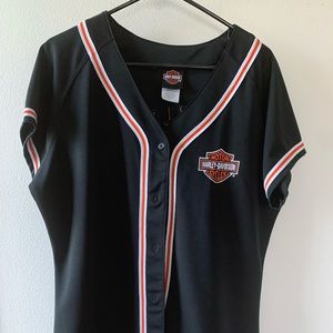 Harley-Davidson baseball jersey